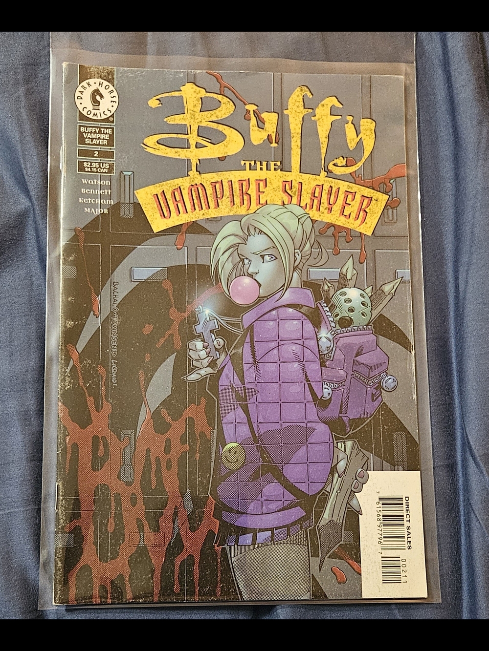 Buffy The Vampire Slayer #2 1998 Dark Horse Comics ART Cover.